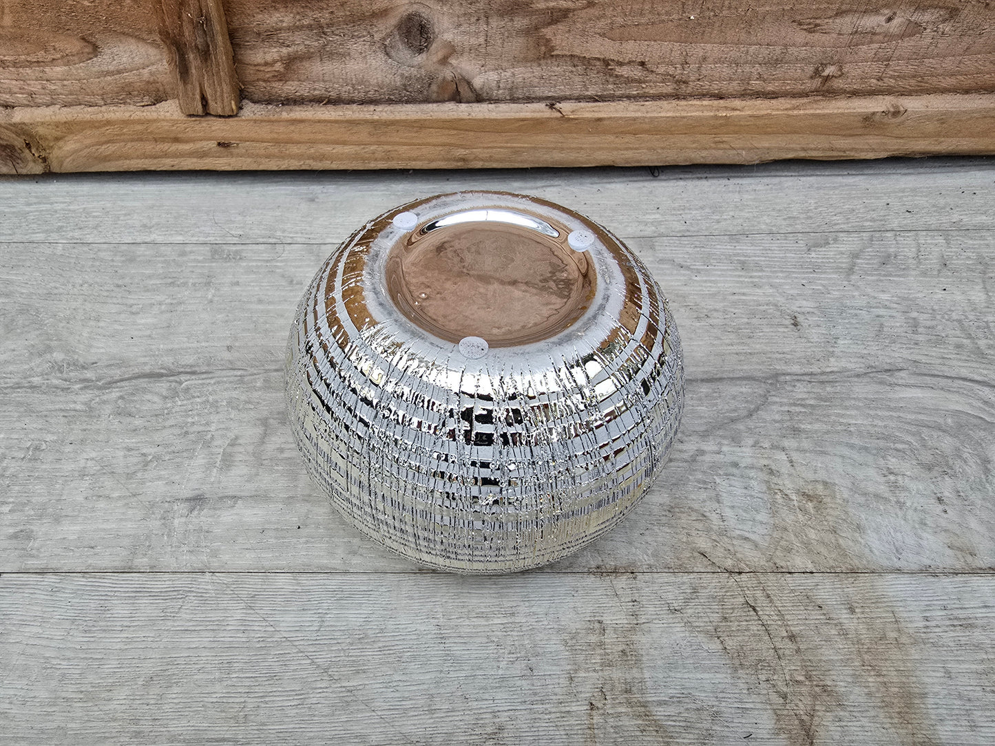 10.5cm Gold Inca Pot - 10.5cm Inner Diameter, For Cacti & Houseplants