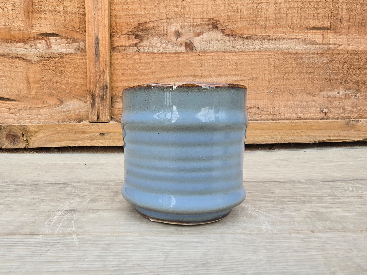 5.5cm Pastel Blue Decorative Pot
