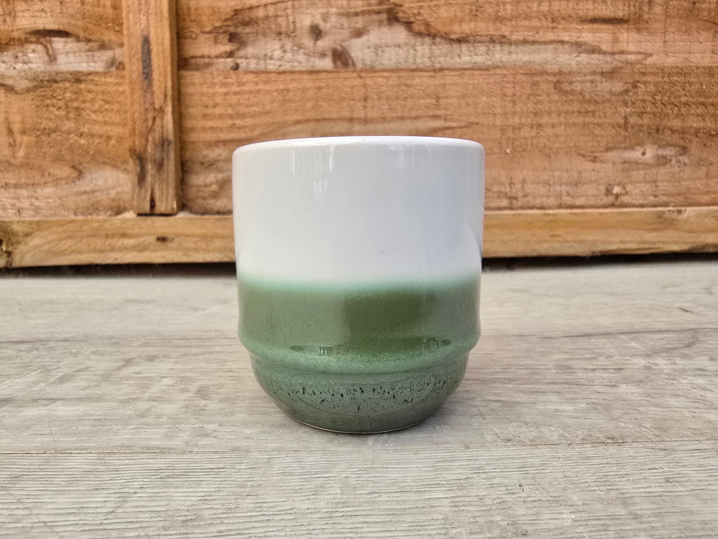 5.5cm Suez Misty Sea Pot with Succulent