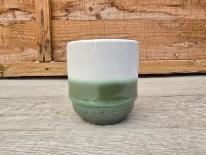 5.5cm Suez Misty Sea Pot with Succulent