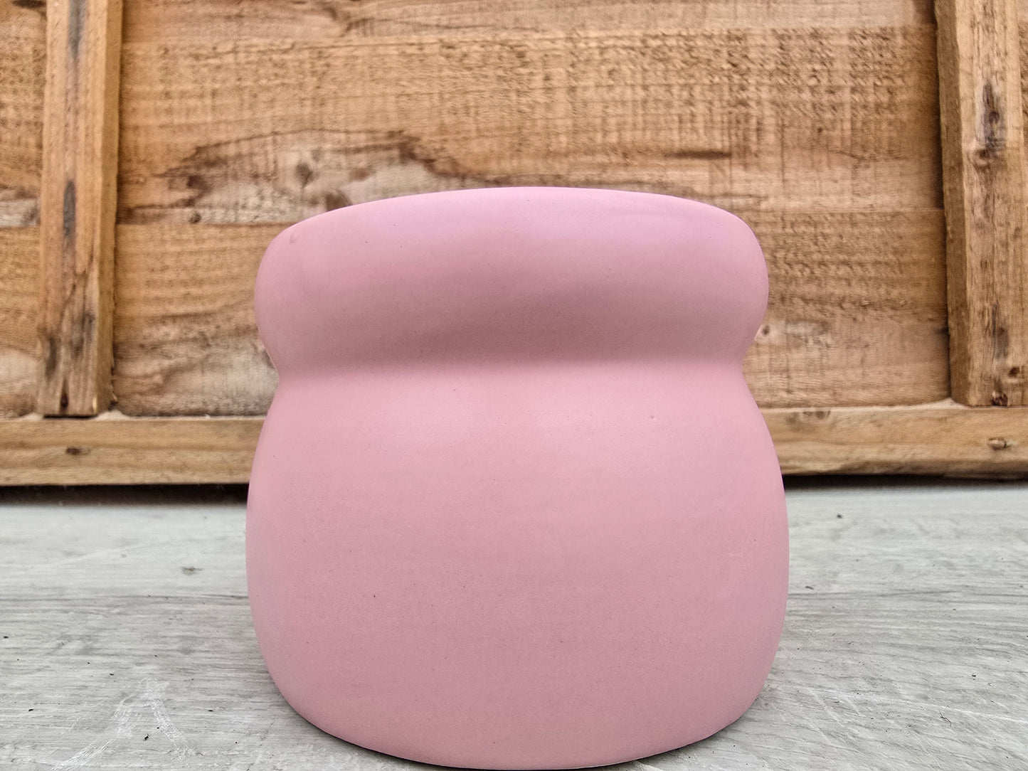 8.5cm Savanna Pink Elephant Pot with Drop-In Cactus