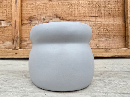 8.5cm Elephant Grey Elephant Pot with Drop-In Succulent