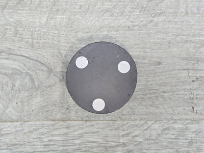 5.5cm Egg Cup Face 'HeHe' Blue Decorative Pot