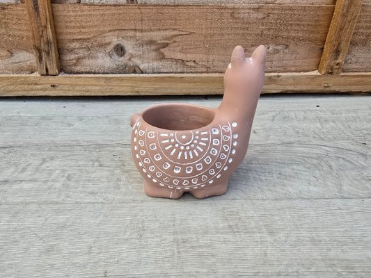 5.5cm Alpaca Terracotta Decorative Pot