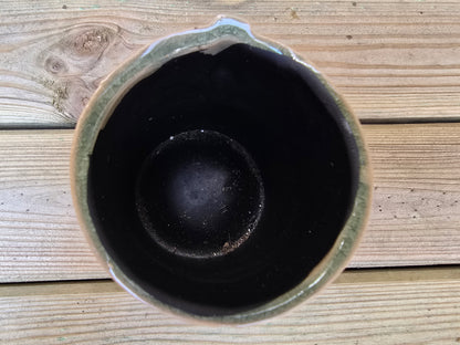 5.5cm Zamora Grey with Drop-in Succulent