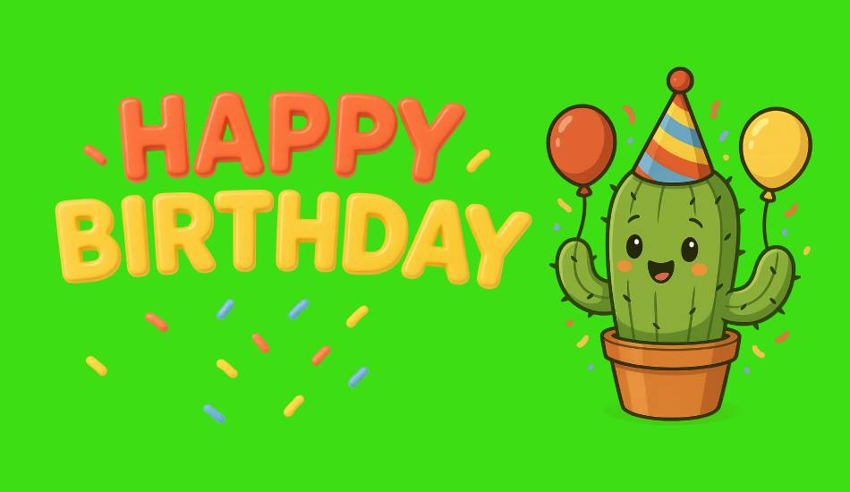The Cactus Farm Gift Card Birthday Edition